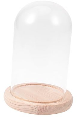 IMIKEYA Flower Glass Cover Micro Landscape Glass Dome Terrarium Decor House Plants Living Wall Decor