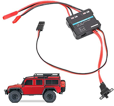 cardyven Electronic Speed Controller, Waterproof Black Brushed Brushless Motor Speed Controller ESC 40A for 1/16 RC Car 1/18 RC Car Upgrade