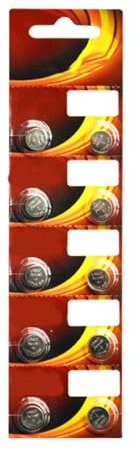Beimus 10Pieces SR621SW Button Cell Batteries 1.5V AG1 to AG12 für Uhren und kleine Elektronik Long Shelf
