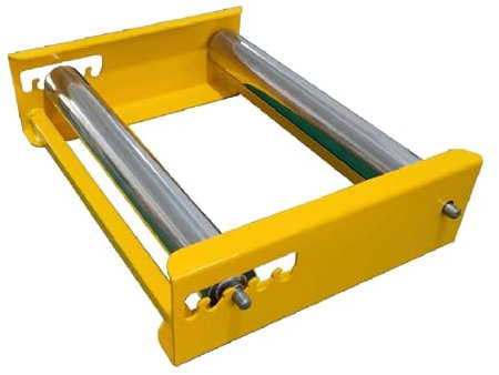Ronyme Cable Drum Roller for Wire Reels Unwinding Heavy Duty Sturdy Steel Portable Cord Roller Stand Cable Drum Dispenser, Yellow