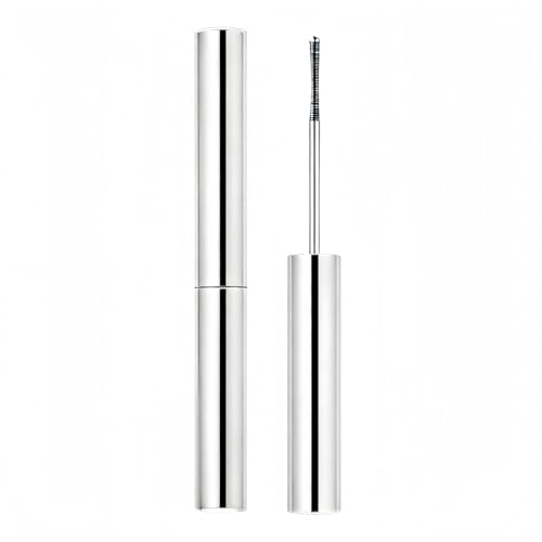 Wasserfeste Wimperntusche/Mascara mit Stahlrohr-Bürste für untere/Dünne/Kurze Wimpern, Langanhaltend, Kein Abblättern, Kein Verklumpen