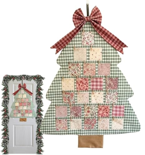 Weihnachten Countdown Spielzeug, Baum Design Stoff Urlaub Dekoration, Stoff Countdown Kalender für Familie, für Frauen Jungen Mädchen Jugend Teens Frau Ehemann Sohn Tochter Familie Freunde