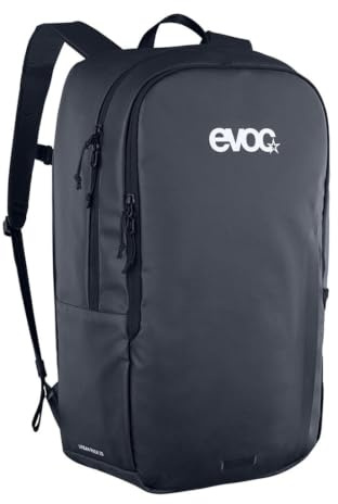EVOC Urban Pack 25L Rucksack für Pendler & Reisen – Wasserabweisender, handgepäckgröße, PFAS-freier Fahrradrucksack mit Laptopfach, belüftetem Netz, Trolleygurt, Flaschentasche & Schlüsselhalter im