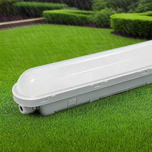 Tonffi Néon LED 120cm, Réglette LED IP65 Connectable 36W [4500LM, 4000K Naturel Blanc] - Luminaire Étanche Tube Lampe pour Garage, Cave, Atelier, Entrepôt