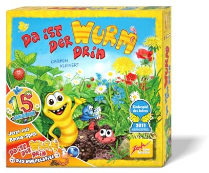 Zoch Da ist der Wurm drin (Jubiläumsedition) mit extra Würfelspiel, Kinderspiel des Jahres 2011, kinderleichtes und gewitztes Würfel und Beobachtungsspiel, ab 4 Jahren