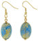 Ca D'Oro Oliven Ohrringe - Aqua