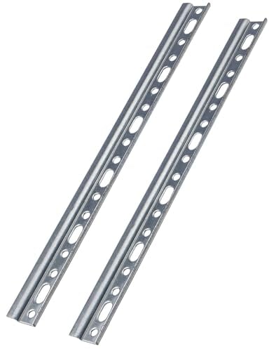 Gedotec Appendiabiti in acciaio zincato H10323 | 2 pezzi Appendiabiti da avvitare Lunghezza: 10,7 x 2,6 cm | Appendiabiti per mobili | Appendiabiti in metallo | Supporto stabile per armadietti