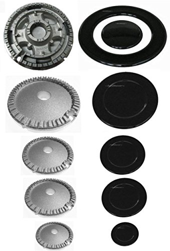 REX ELECTROLUX ZANUSSI SPARTIFIAMMA + BRUCIATORI PER CUCINA GAS 10 PZ 1 G + 2 M + 1 P B 4460+ CORONA B 4459