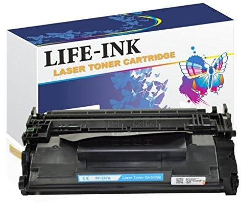LIFE-INK Toner kompatibel mit CF287A, CF287X, CF287, 87X für Laserjet Enterprise M506, MFP M527, Managed M506, Pro M501 Serie Drucker mit 9.000 Seiten schwarz