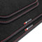 tuning-art BEF839 Fußmatten passend für Citroen Grand C4 Picasso 2 2013-2022, Naht:Rot