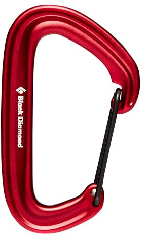 Black Diamond Litewire Carabiner, Groesse-BD:One Size, Farbe-BD:Red