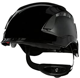 3M SecureFit Schutzhelm, X5512V-CE, schwarz, belüftet, CE