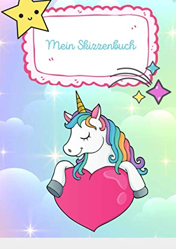 Skizzenbuch für Kinder: Großes Zeichenheft für Kinder zum Füllen | 102 Seiten in Creme-Qualität im A4-Format | Innenseiten weiß