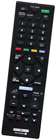 ALLIMITY RM-ED062 Fernbedienung Ersetzen fit für Sony LED LCD Bravia TV KDL-32R430B KDL-32RD430 KDL-32RE405 KDL-32RE400 KDL-40R450C KDL-40R473A KDL-40R453B KDL-40RE453 KDL-40R550C KDL-40R455C