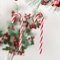 DAHI Zuckerstangen für den Weihnachtsbaum Zuckerstangen zum hängen Weihnachten Anhänger… (rot/64pcs)