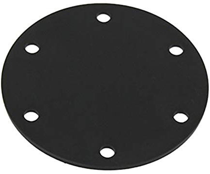 Steering Wheel Horn Cover, Universal Outer Ring Steering Wheel Horn Button Delete Plate Plain Block Cover Black One Size