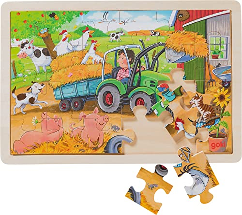 Einlegepuzzle Kleiner Traktor