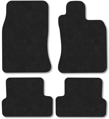 Mini Cooper (2001-2008) Carpet Car Mats | Black Edge Trim Tailored Fit Floor Mats Full Coverage Protection Accessories Easy Clean Anti Slip Made in the UK