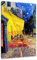 Pixxprint Vincent Van Gogh - Nachtcafé Nachts vor dem Café, Größe: 60x40cm, Leinwandbild, fertig gespannt, Wandbild, Dekoration, Kunstdruck, kein Poster