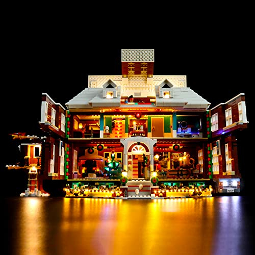 LocoLee Led Licht Set Kompatibel mit LEGO Home Alone,Dekorations Led Beleuchtungs Set Compatible with LEGO 21330 Exklusives Collectible Light Kit, Nur Lichter-Set,Kein Modell (Aktualisierte Version)