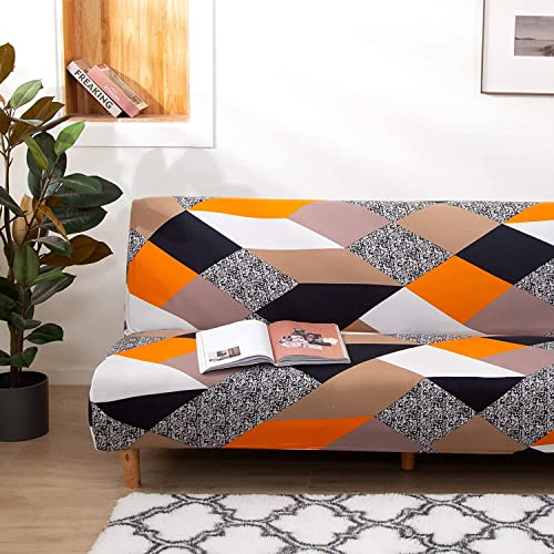 JSKK Housse Canapé Elastique Universelle Sans Accoudoir - Protecteur Clic Clac 3/2/1 Places - Banquette Couverture du Salon