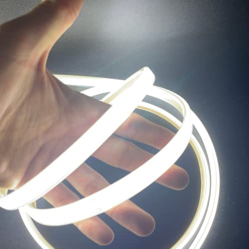 MAKA Striscia Led Cob 220V Alta Luminosità 288 Luci al Metro Ip65 Impermeabile Luce Effetto Neon Diverse Misure e Colori Decorazione Arredo Casa Soggiorno Tv Pc (3 metri, Luce Fredda 6500K)