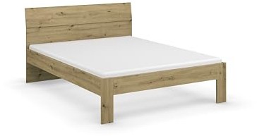 Rauch Möbel Allrounder Bett Stauraumbett Eiche Artisan, Liegefläche 140x200 cm