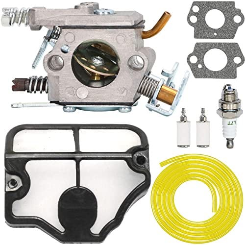 ZAMDOE WT-834 Caburetor for Husquvarna 36 41 136 137 137E 141 142 141LE 142E Chainsaw for Walbro WT-657 WT-529 WT-289 WT-285 WT-239 WT-202 Zama C1Q-W29E with Air Filter Spark Plug Fuel Filter