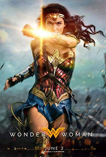 Puzzles für Erwachsene und Kinder, 1000-teiliges Puzzle, Wonder Woman-Filmplakate, schwieriges Puzzlespiel, Boxgröße 75 x 50 cm