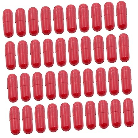 Toyvian 40pièces Capsules De Sang Faux Halloween De Pranks Horrifiques Pour Fête Accessoires Scénarisation Épouvantable Pour Maquillage Et Déguisements