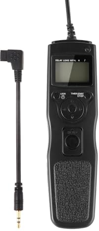 Hersmay LCD timer scatto remoto intervallo otturatore fotocamera telecomando per Sony A30A35A40A45A50A55A56A58A70A85A90A33 A35 A37 A55 A57 A65 A67 A77 A77M2 A99 A99M2