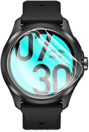 Pellicola idrogel 5pcs per TicWatch Pro 3 Ultra 1.4 Smart Watch Trasparente TPU Pellicola Protettiva Schermo Touch Sensibile, HD Clear, Ultra Sottile, Auto Guarigione