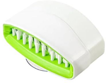 Cutlery Brush, Hand Cutlery Cleaner, Cutlery Cleaner Brush Bristle, Cutlery Cleaner Brush Fork Cleaner, Utensil Cleaner with Suction Cups Non Slip Edge Dish Brush