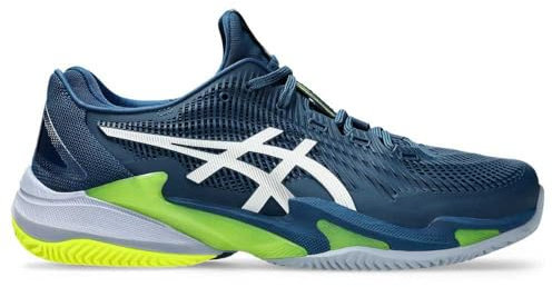 ASICS Herren Court Ff 3 Clay Sneaker, White Gris Blue, 43.5 EU