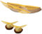 OIGWBPH 50 Stück Golden Schokolade Flügel Party Wings Dekor Zauberer Kuchen Deko Cupcake Topper Schokolade Dekoration mit Klebepunkt für Geburtstag Party