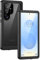 Lanhiem Cover Per Samsung Galaxy S25 Ultra 5G Impermeabile, IP68 Waterproof e 360 Gradi Protezione, Custodia Subacquea Antiurto Rugged con Protezione dello Integrata Schermo per S25 Ultra,Nero