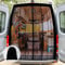 Mosquitera magnética para furgoneta, mosquiteras para coche, mosquiteras, imanes Universa, cierre magnético central, autocaravanas, puerta lateral/maletero, ventilación, mosquiteras, 165 x 165 cm