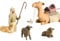 Krippenset Born Scene Willow-Tree Figur, Figuren Krippe Harz, Weihnachtskrippe mit Figuren, Figuren Weihnachtskrippe, Figuren Krippe Harz Heilige Familie, Dekoration (C-4 Stück)