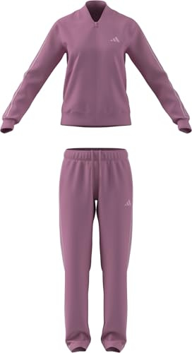 adidas Women's ESSENTIALS 3-STRIPES TRACKSUIT, st tropic bloom, L