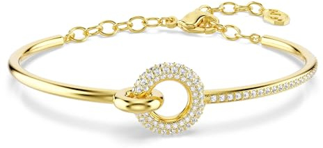 Swarovski Dextera Kollektion Armreif, Rundschliff, Weiß