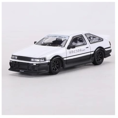 BXJUCBHDO Maßstabsmodell 1:64 for Levin GT-Apex RWB AE86 Leichtmetall Druckguss Modellauto Klassisches Sammlerstück Statisches Dekorationsobjekt Fahrzeuge Rennwagen