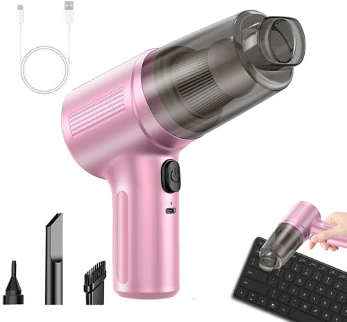 Generisch Aspirateur de voiture sans fil - Aspirateur à main, portable, petit nettoyeur de pièce avec charge de type C | Aspirateur de voiture portable avec aspirateur et fonction soufflage pour