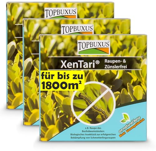 TOPBUXUS XenTari - 30gr - Gegen den Buchsbaumzünsler - Biologisch - Sicher für Bienen und Vögel. (3)