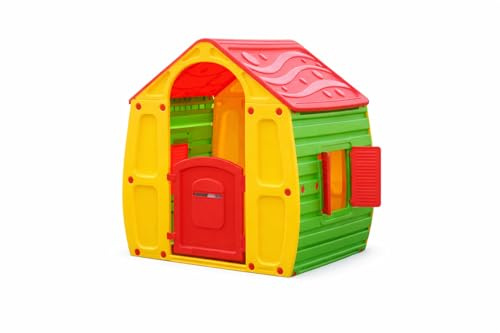 AVANTI TRENDSTORE - Magical House - Casetta da Gioco per Bambini Colorata in plastica per divertirsi al Massimo Sia all'Interno Che all'Esterno. Dimensioni: Lap ca. 102x109x90 cm