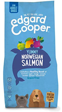 Edgard & Cooper Adult Dog Food Cereal Free Natural 700g Frischer Lachs Hypoallergen, gesunde, schmackhafte & ausgewogene Ernährung, hochwertiges Protein