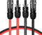 Witproton solarkabel 6mm² 5m 10AWG 1500V Solarpanel-Verlängerungskabel mit wasserdichtem IP68-Buchsen- und Steckeranschluss (5m 10AWG)