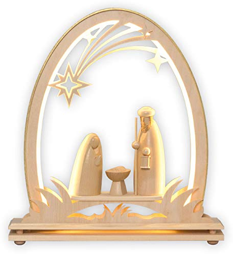 Seidel LED Schwibbogen 30 cm Christi Geburt - Echt Erzgebirge®