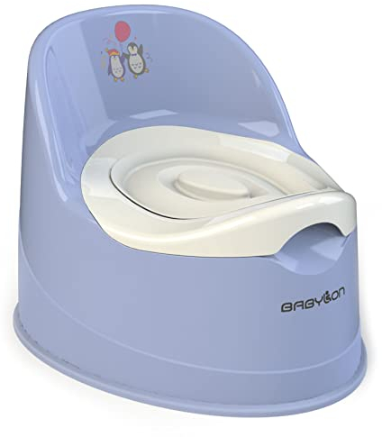 BABYLON Kinder Töpfchen mit Deckel Giant, Kinder Toiletten mit Herausnehmbarer Schüssel, Groß Kinder Klo, Nachttopf für Kinder, Jungen/Mädchen töpfchen für kinder ab 1 Jahr, Violett