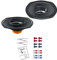 Hertz Auto Lautsprecher 15x23 cm DCX 690.3 360 Watt 6x9 Zoll 3 Wege Triax für Dodge Charger ab 2006