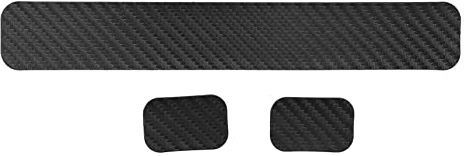 Hapivida 3 STÜCKE Carbon Fahrrad Rahmenschutz,Kratzfeste Fahrrad Aufkleber,Starker Fahrrad Schutzfolie für Trekkingrad, MTB, BMX,Rennrad oder E-Bike